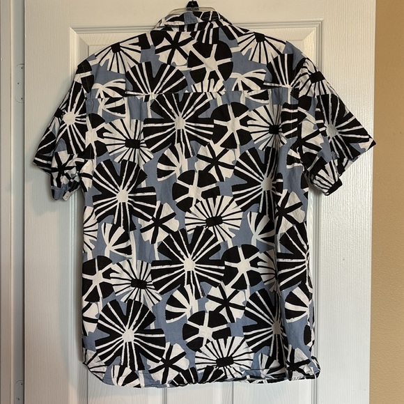 Reverse Threads men’s white short sleeve button down shirt size large - Picture 6 of 8